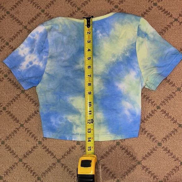 SABO tiedye crop top w center tie NWT XS - Picture 5 of 7